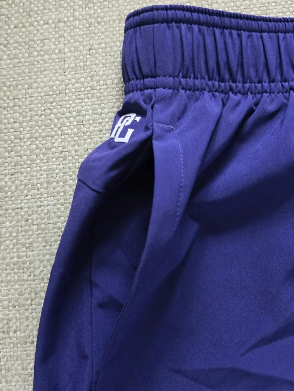 PERFECT GAME Showcase 2-in-1 Baseball Shorts Purple Men's Medium Performance